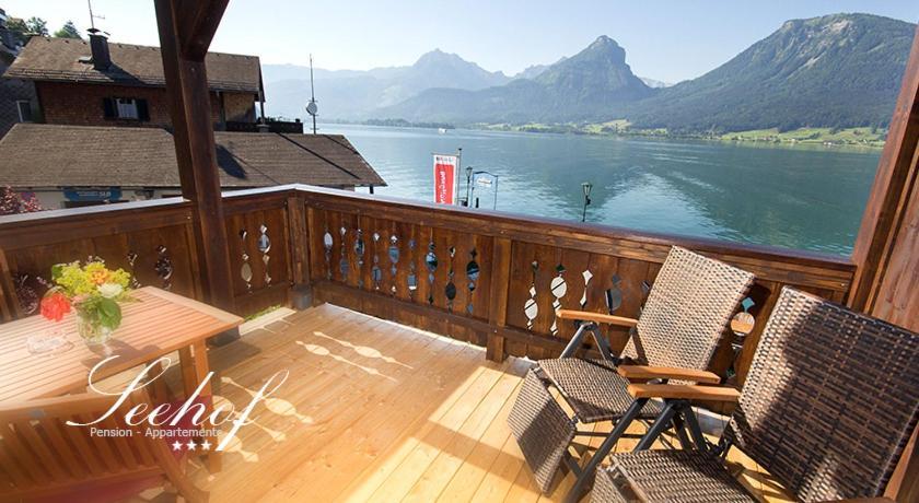 Pension Seehof Appartements Sankt Wolfgang im Salzkammergut Екстер'єр фото